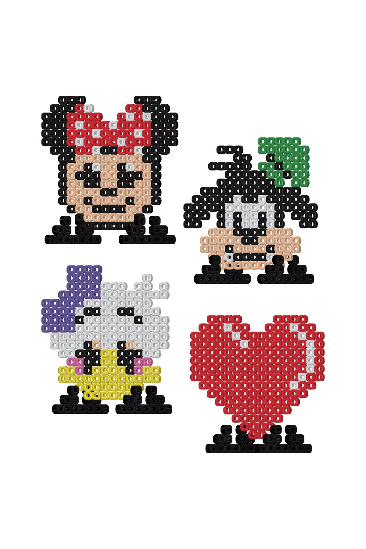 Disney Minnie Mouse Boncuk Aktivite ve Oyuncak Seti-Pixel Pixel BB16-04