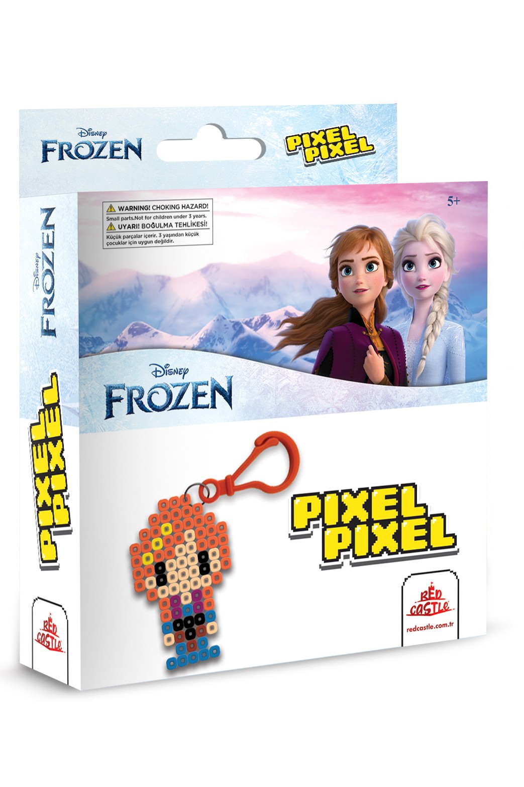 Disney Frozen Anna Boncuk ile Anahtarlık Yapma Seti-Pixel Pixel BB14-02