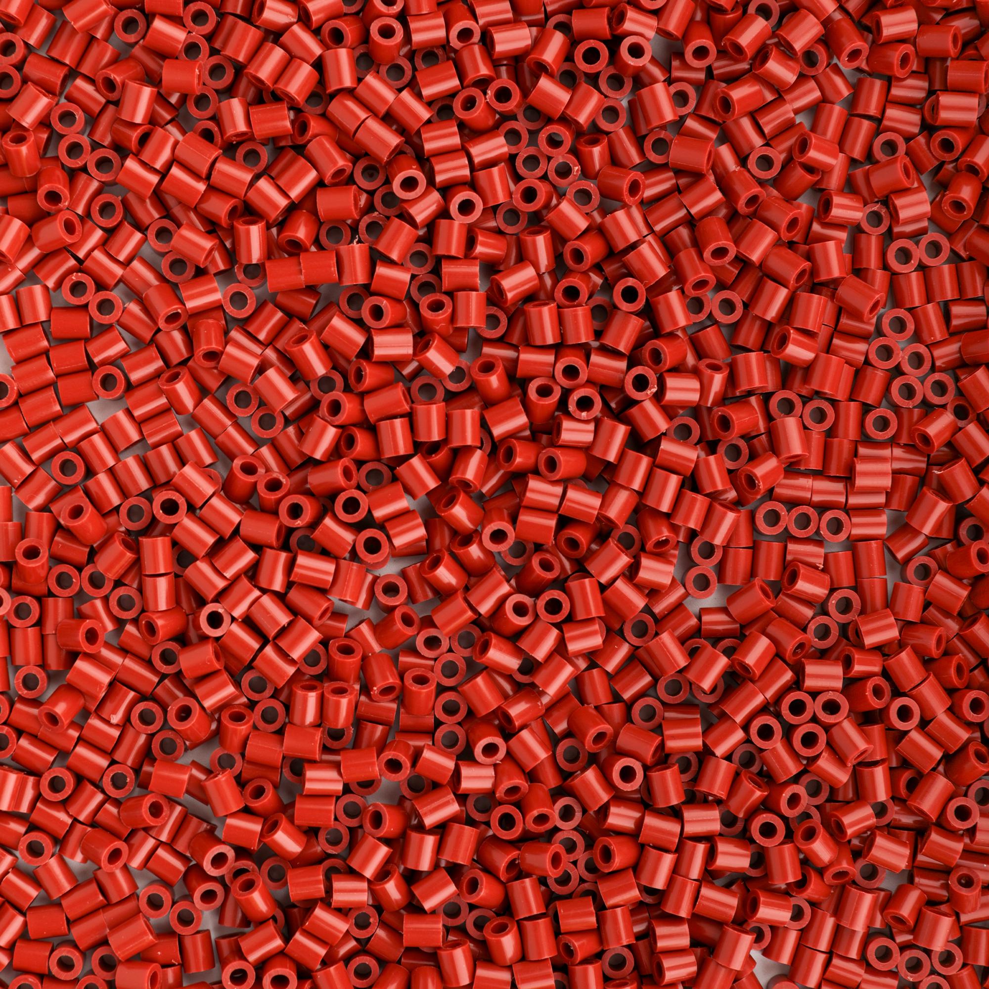 1000 Pcs Pixel Pixel Beads Midi Size Red