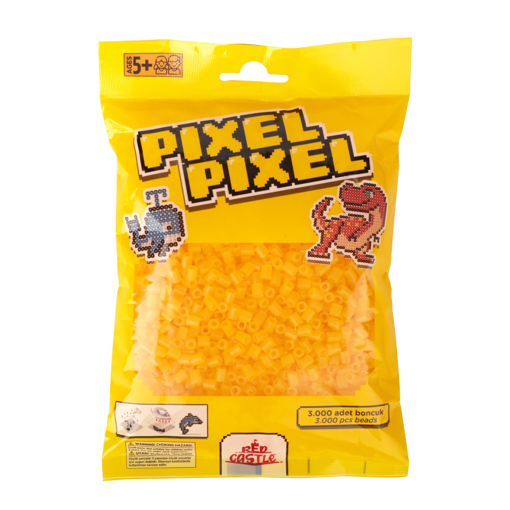 3000 Adet Midi Boncuk Sarı-Pixel Pixel PPB-3000-08