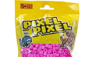 3000 Adet Midi Boncuk Açık Pembe-Pixel Pixel PPB-3000-21