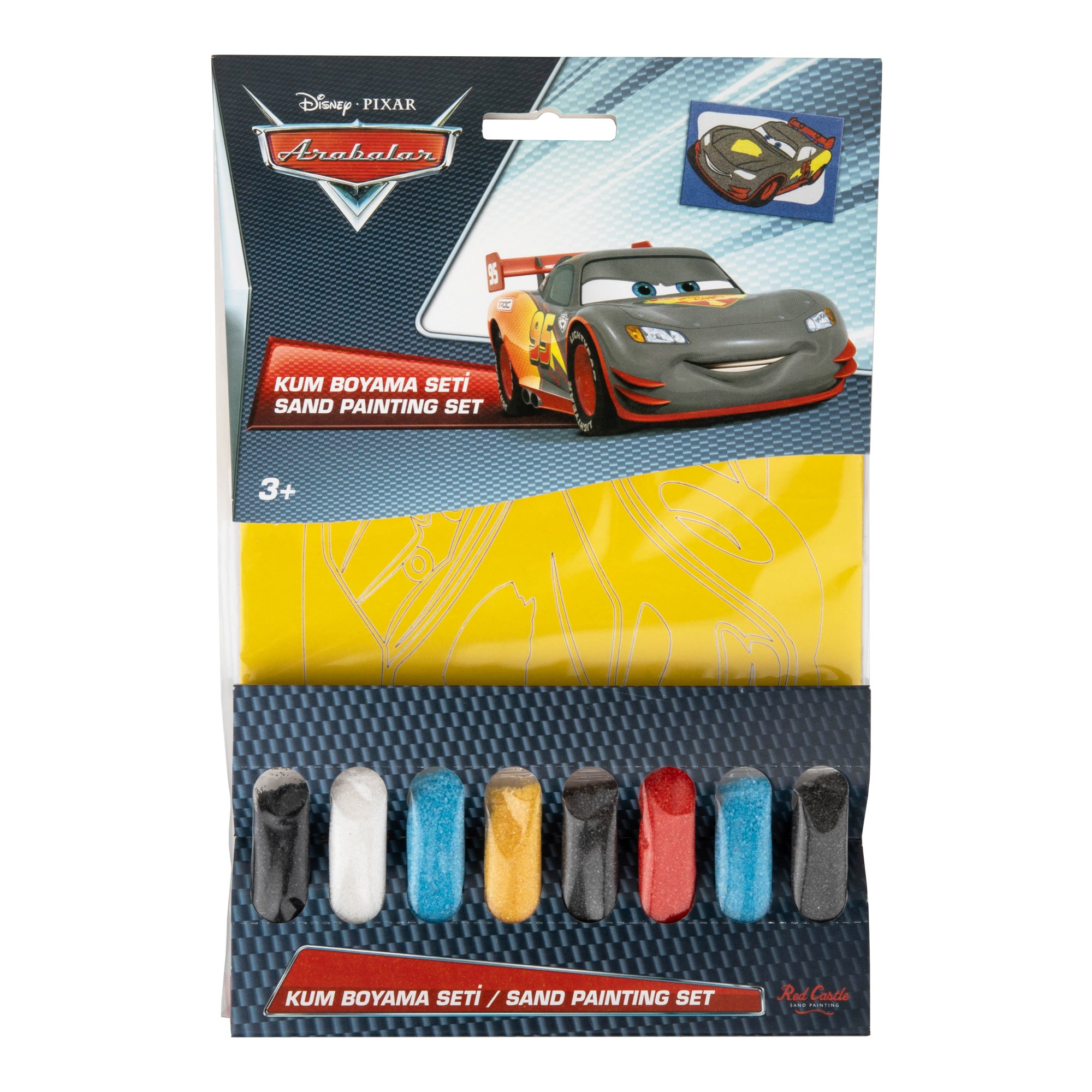 Kum Boyama Seti-Disney Cars Karbon Yarışçısı PKN-101