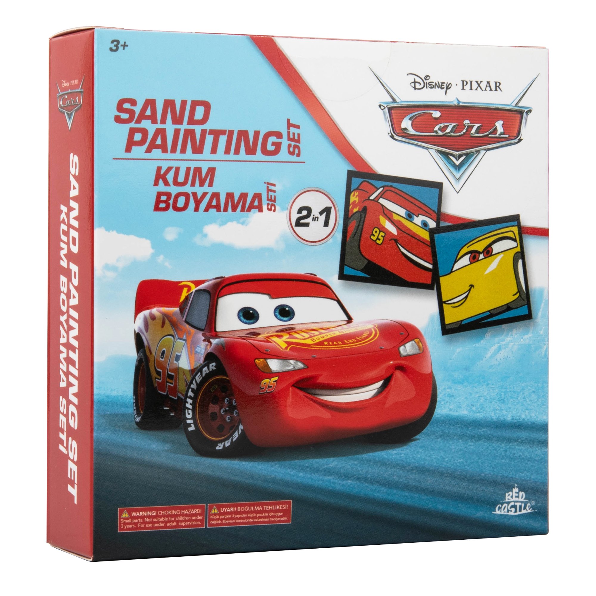 Eğitici ve Eğlenceli Kum Boyama Seti-Disney Cars MBKS-11