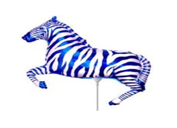 14'' G-ZEBRA BLUE 15 ADET