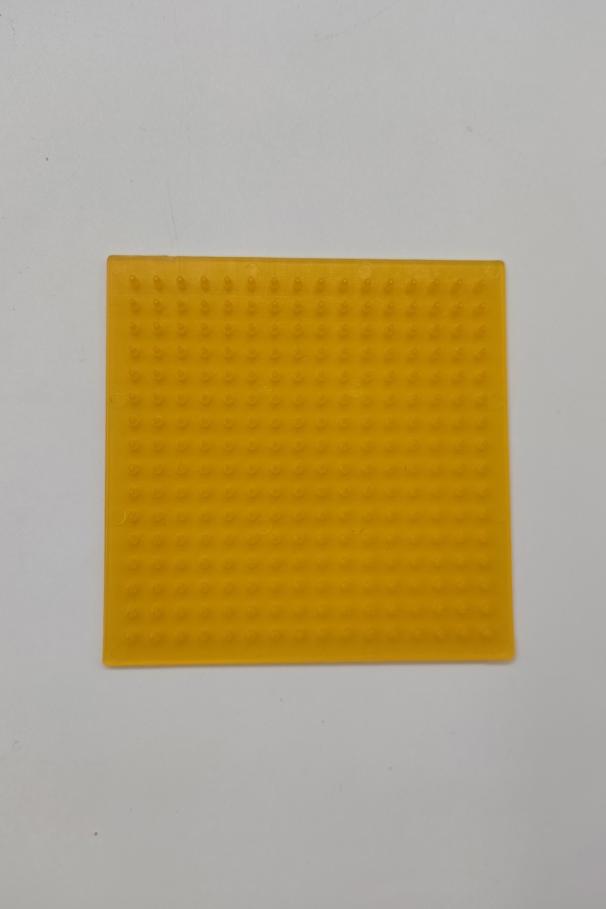 Pixel Pixel Boncuk Dizme Tablası-Sarı Kare PPP16-03