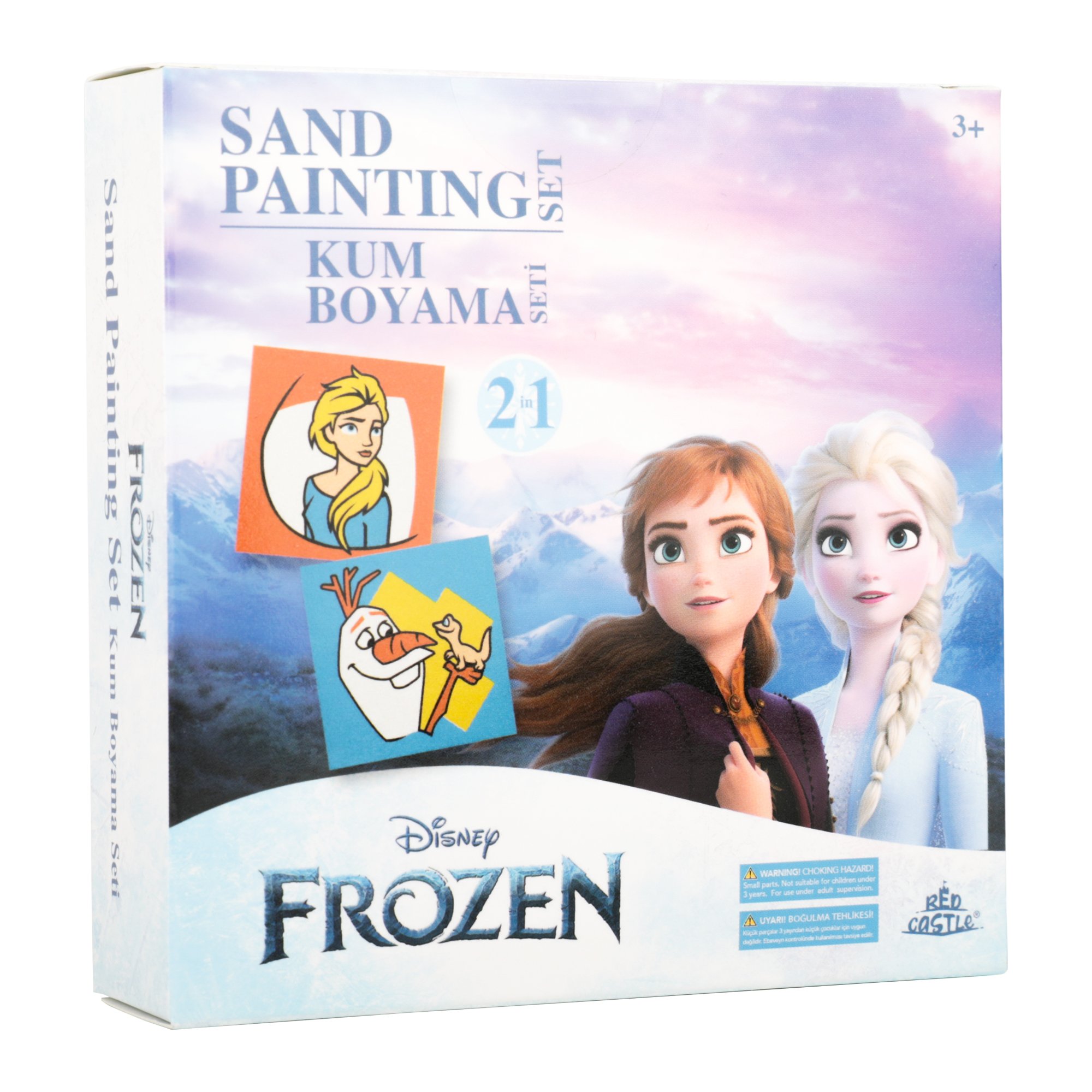 Eğitici ve Eğlenceli Kum Boyama Seti-Disney Frozen MBKS-10