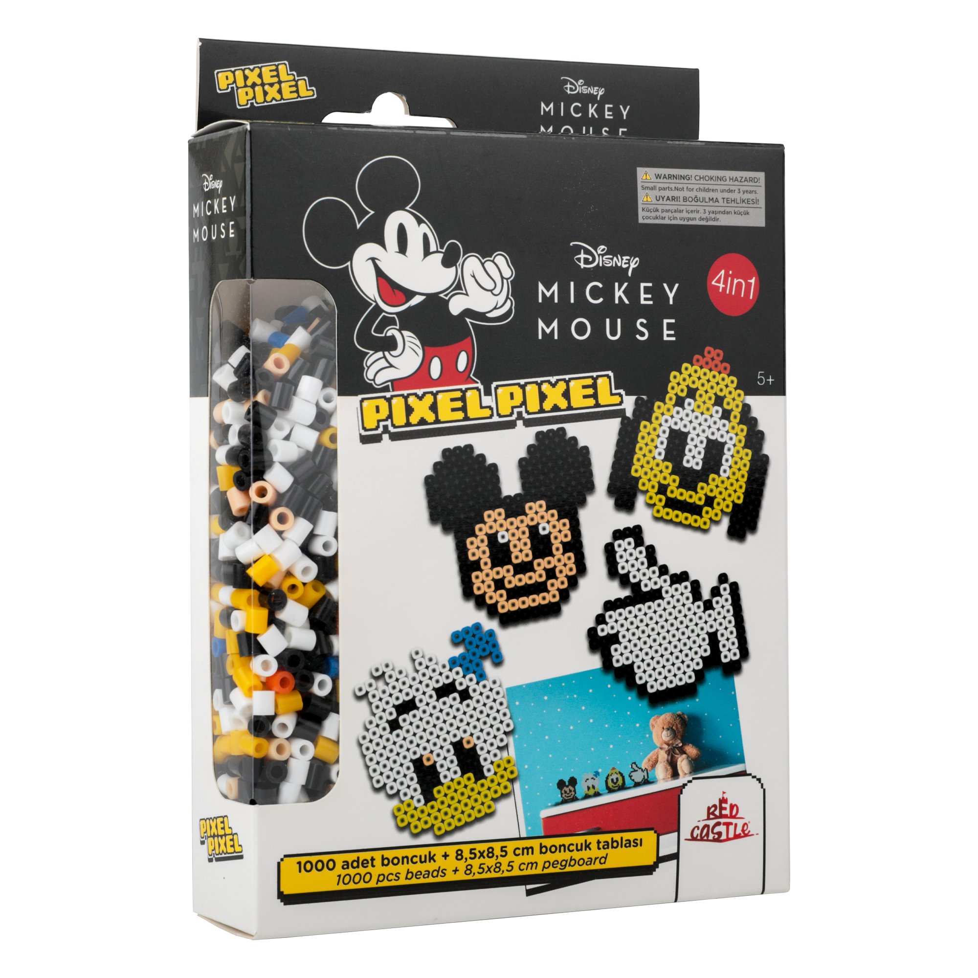  Pixel Pixel Beads Activity and Toy Set-Disney Mickey Mouse 1000 Beads BB16-03