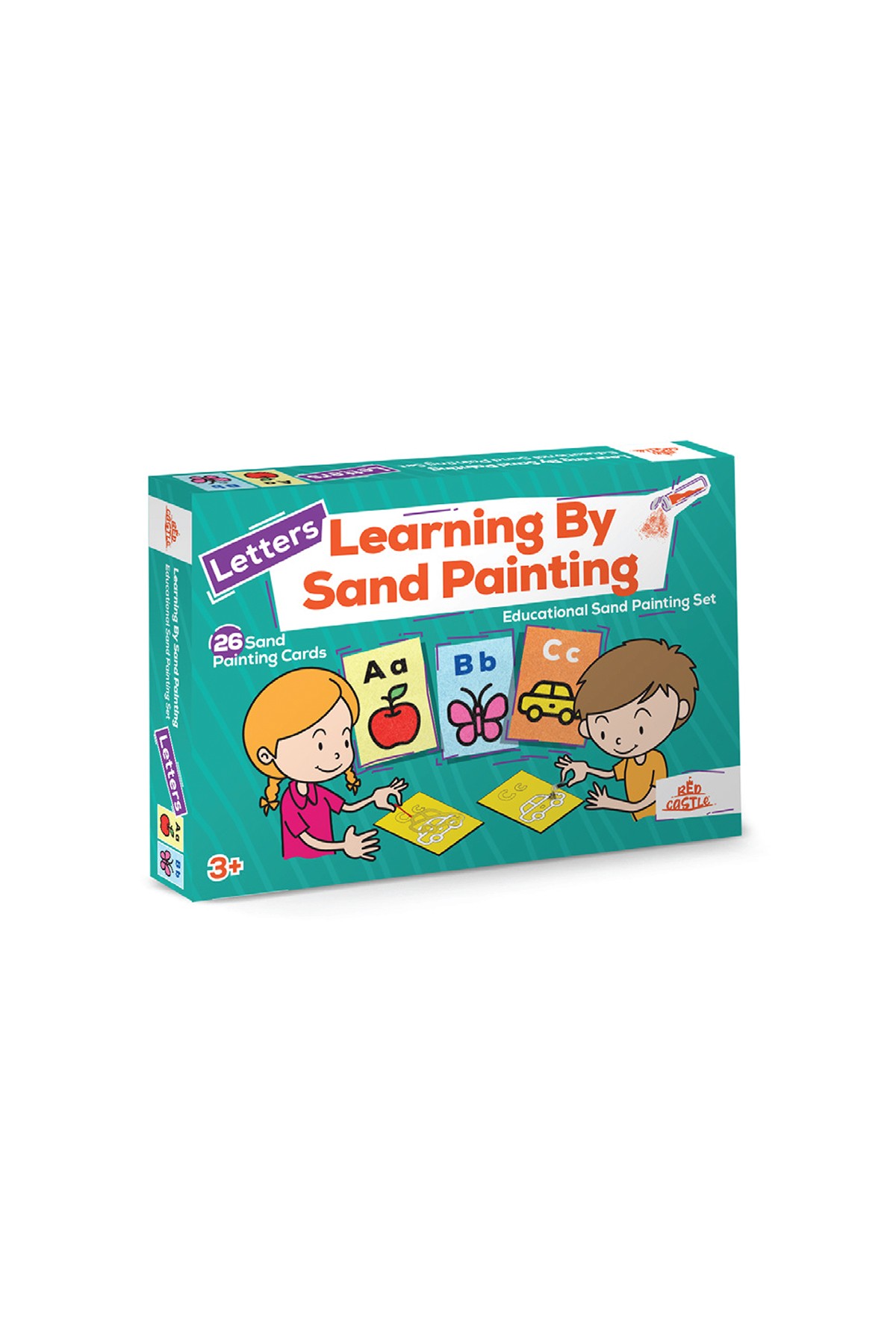 Learning Letters with Educational Sand Painting Set RCSET-TUP-01-EN