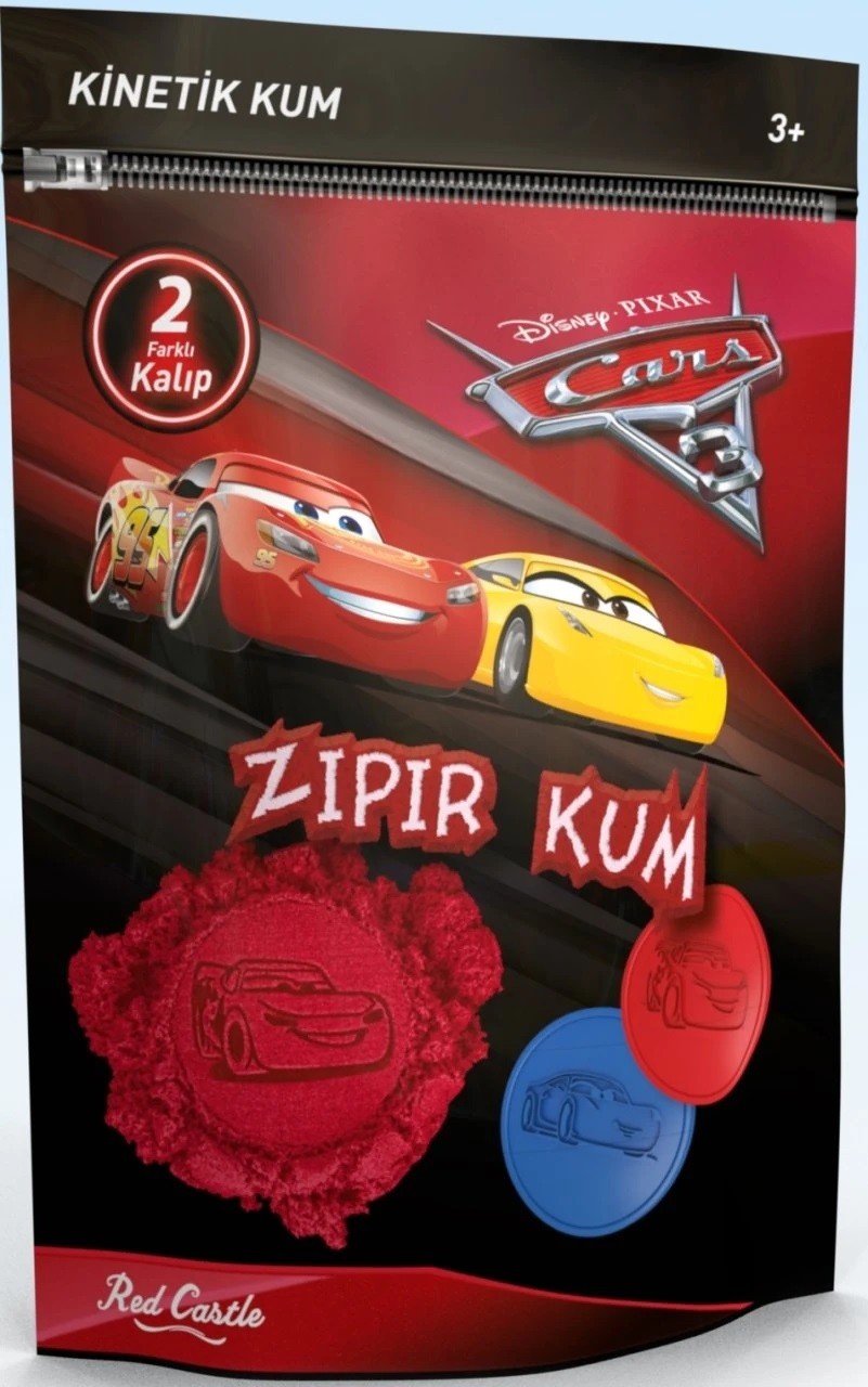 Disney Cars 3 Zippy Sand Red 250 g-Red Castle ZKP250-02