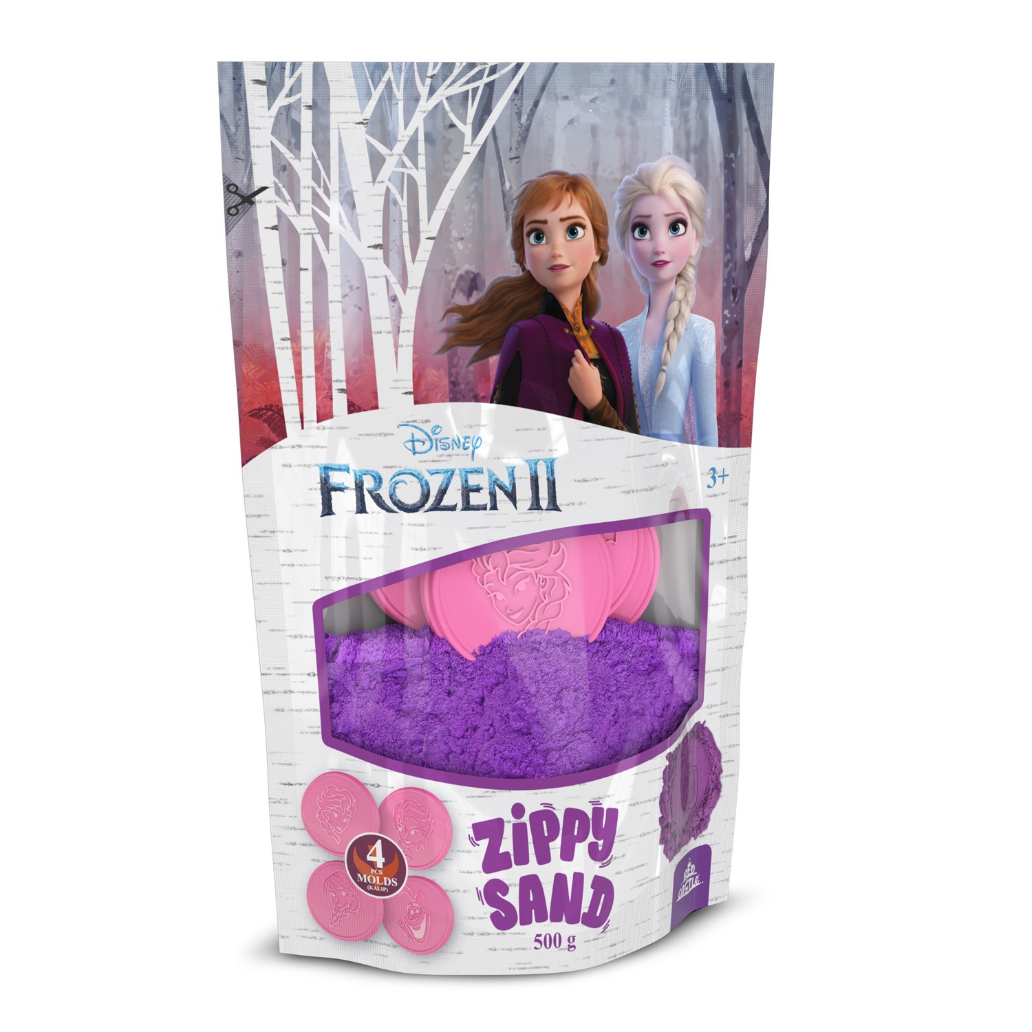 Disney Frozen 2 Zıpır Kum Mor 500 gram-Red Castle ZKS500-03