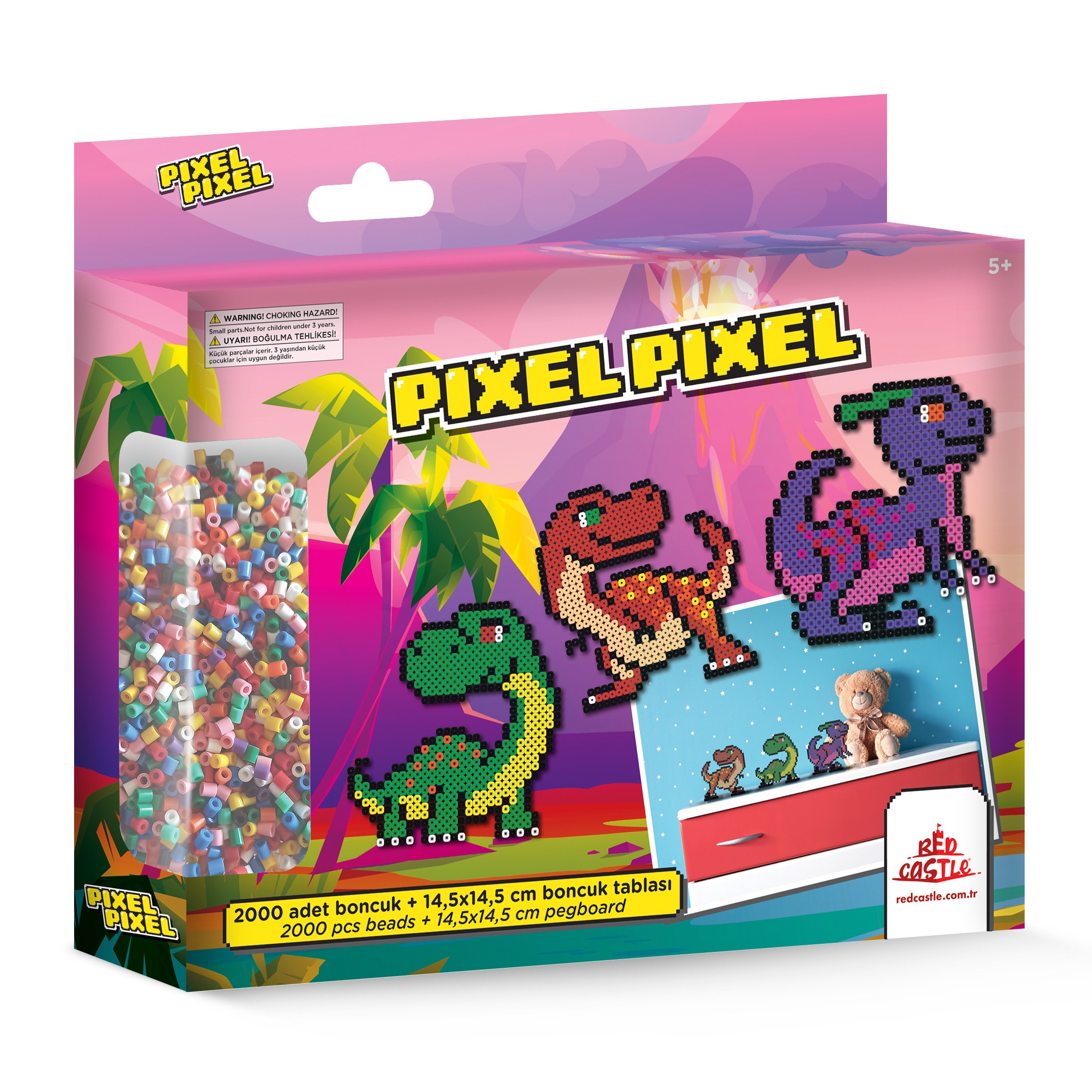 Pixel Pixel Bead Activity Set-Dinosaurs BBU29-02