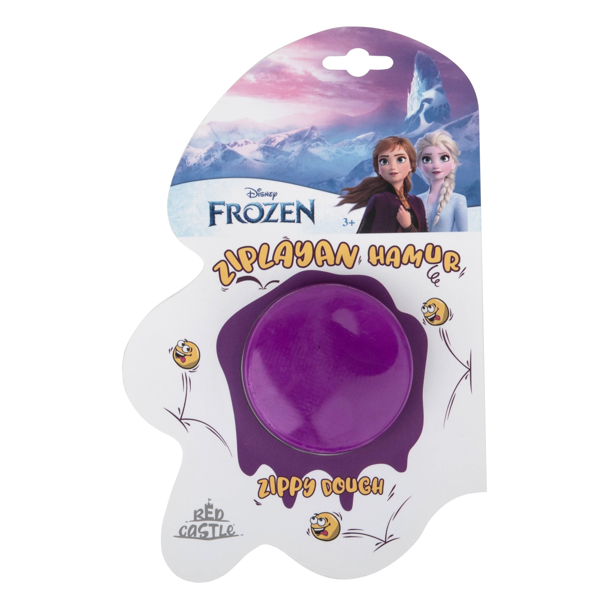 Disney Frozen Karlar Ülkesi Zıplayan Hamur 30 g Mor-Red Castle ZDB-31