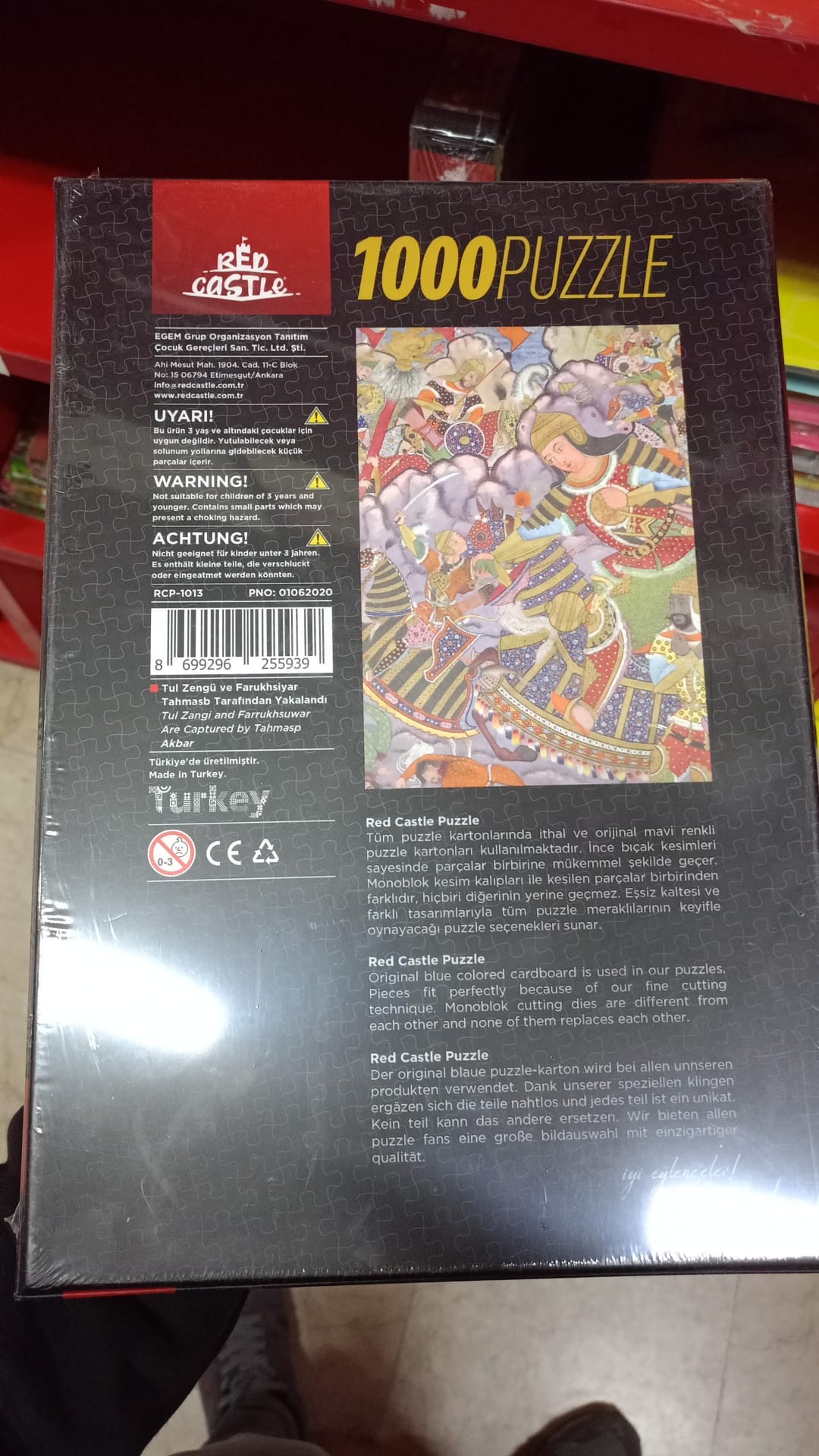 Puzzle 1000 Parça Masterieces Başyapıtlar-Red Castle RCP-1013 