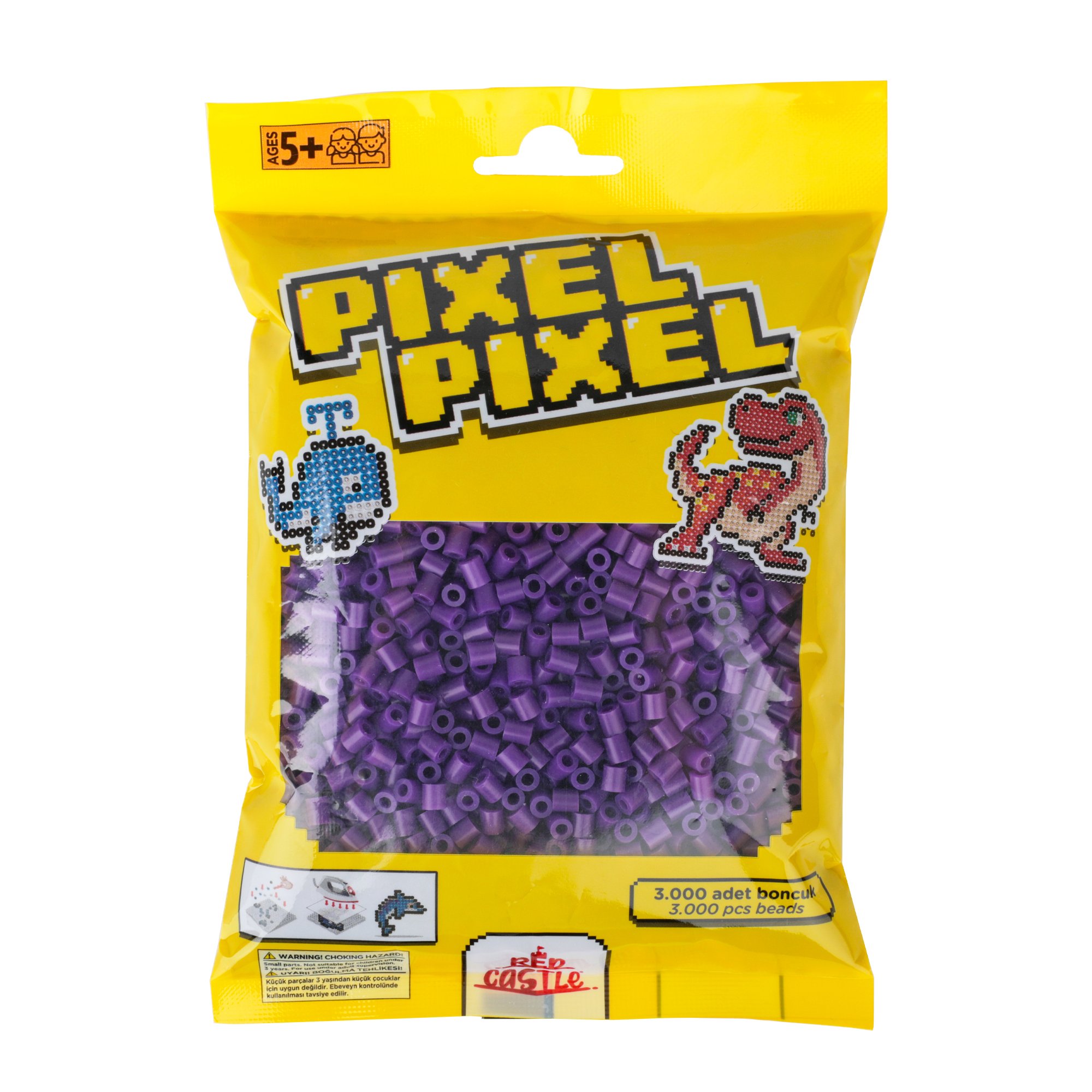 3000 PCS Pixel Pixel Beads Midi Size Purple PPB-3000-18