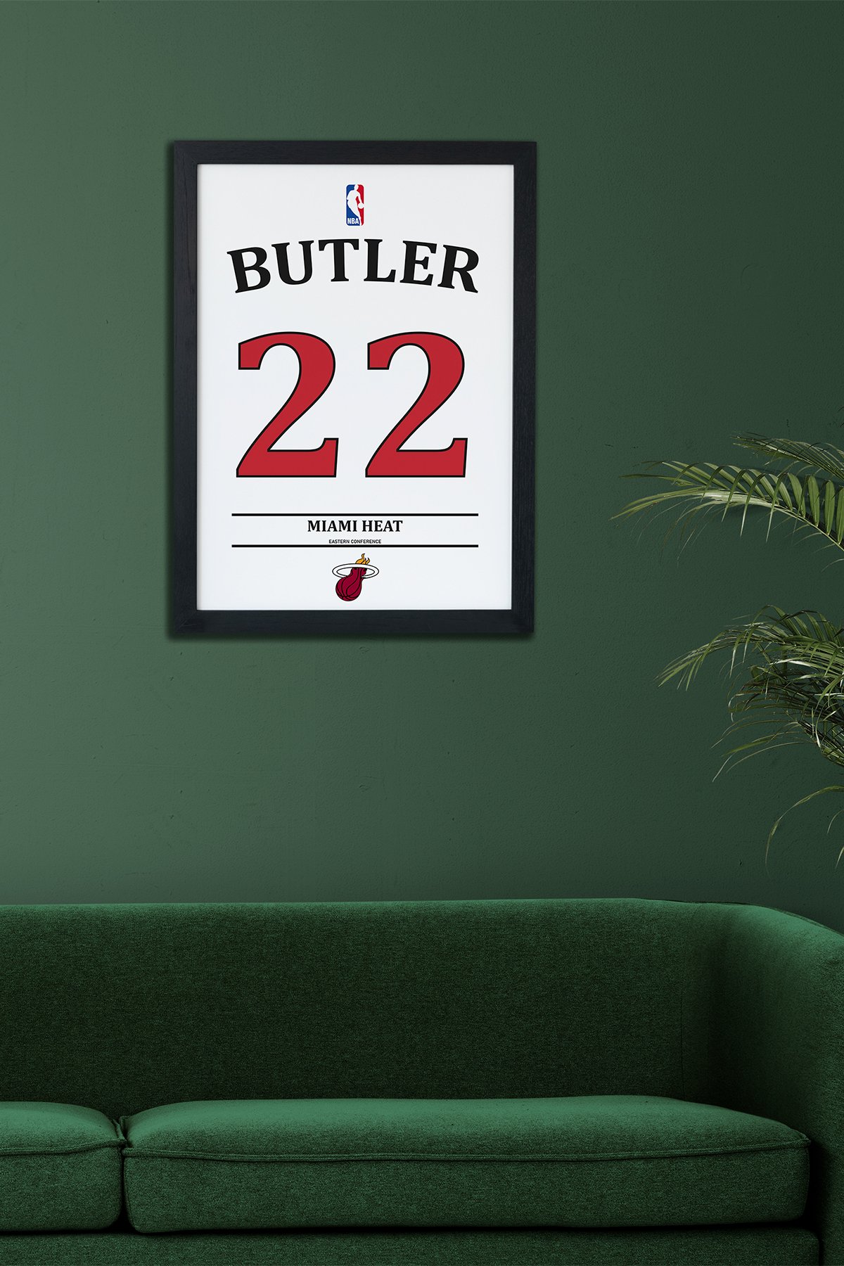 Jimmy Butler Tasarımlı Siyah Çerçeveli Tablo Poster