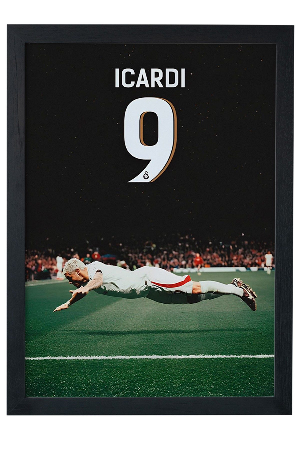 Mauro Icardi V3 Siyah Çerçeveli Tablo Poster main variant image