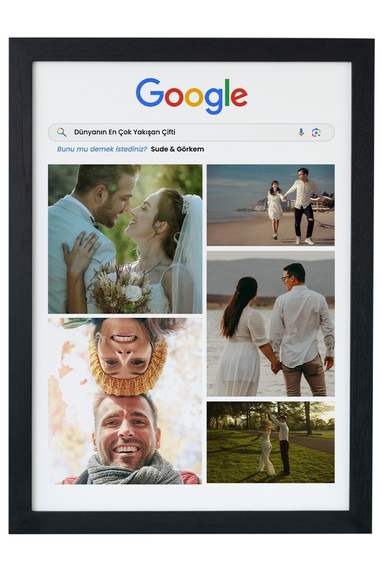 Google Temalı Poster Tablo