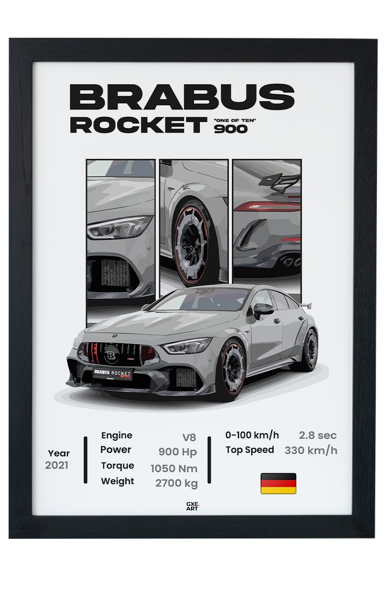 BRABUS ROCKET 900 Tasarım Poster main variant image