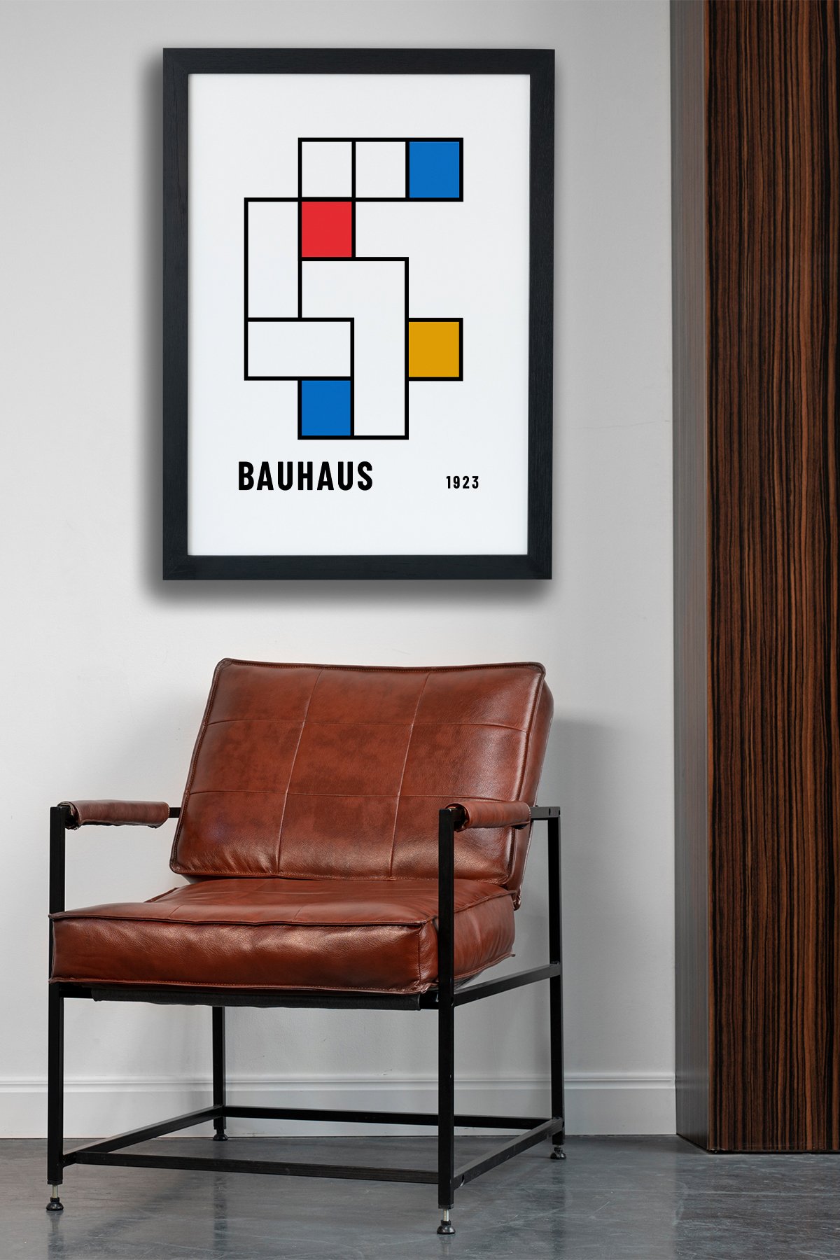 Bauhaus 1923 V4 Siyah Çerçeveli Tablo Poster