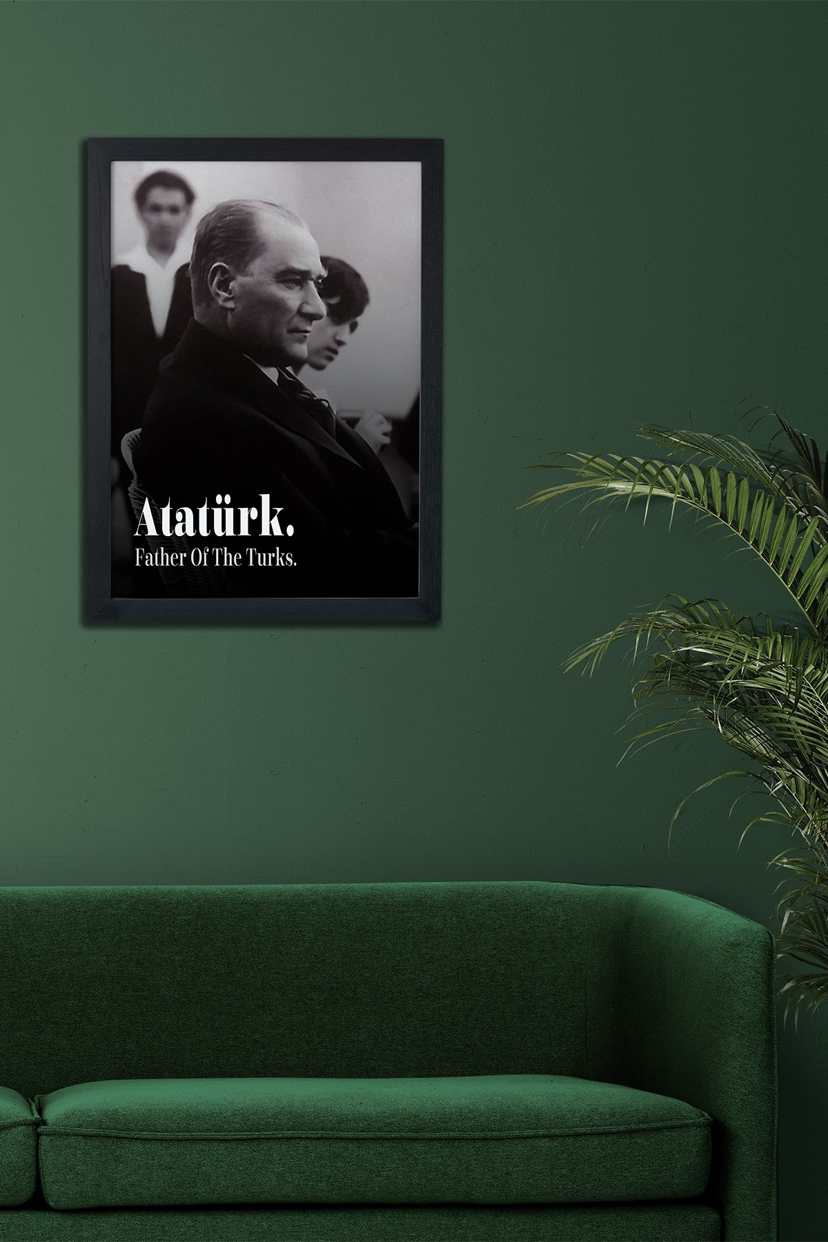 ATATÜRK Siyah Çerçeveli Tablo Poster