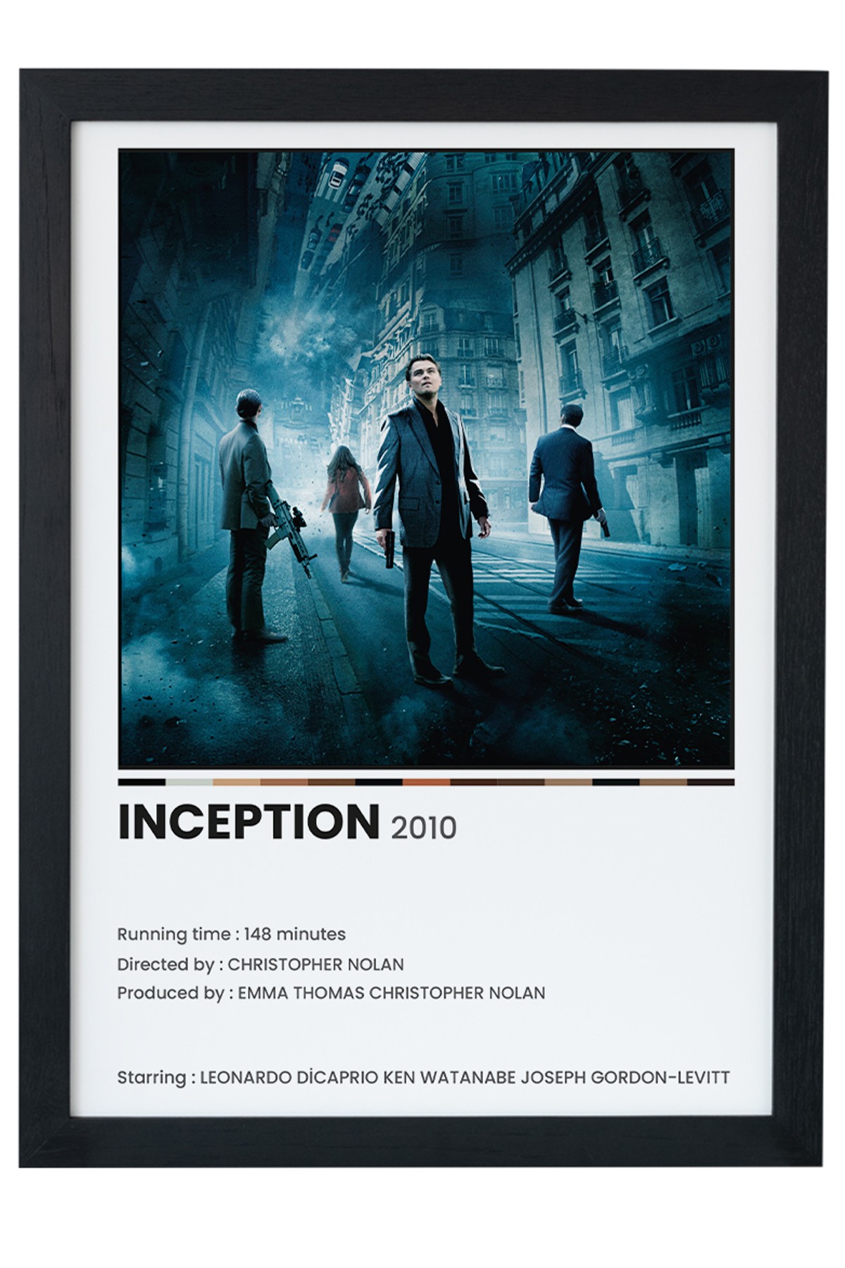 Inception Dizi-Film Siyah Çerçeveli Tablo Poster main variant image