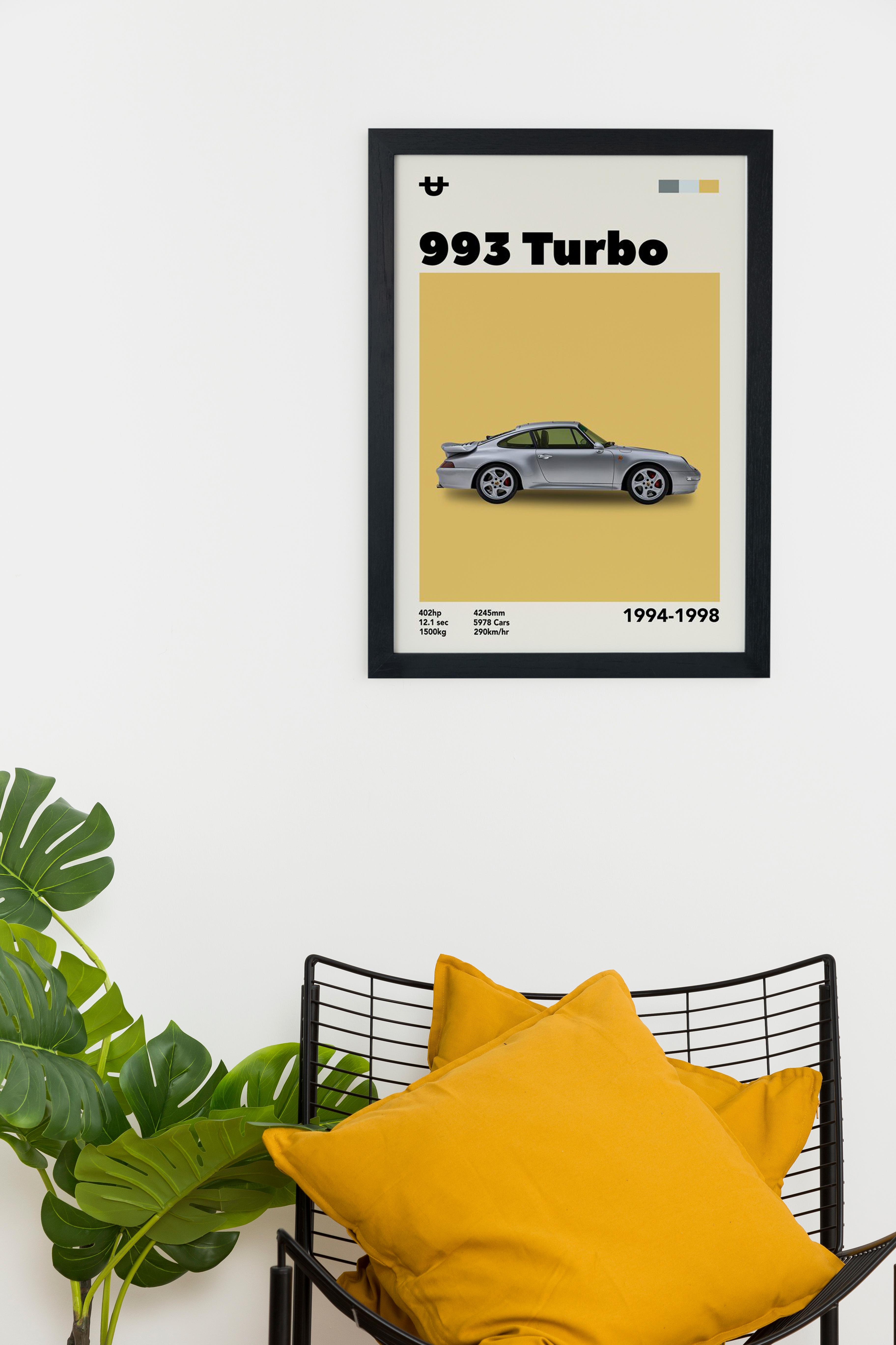 993 TURBO Özel Tasarım Poster Tablo