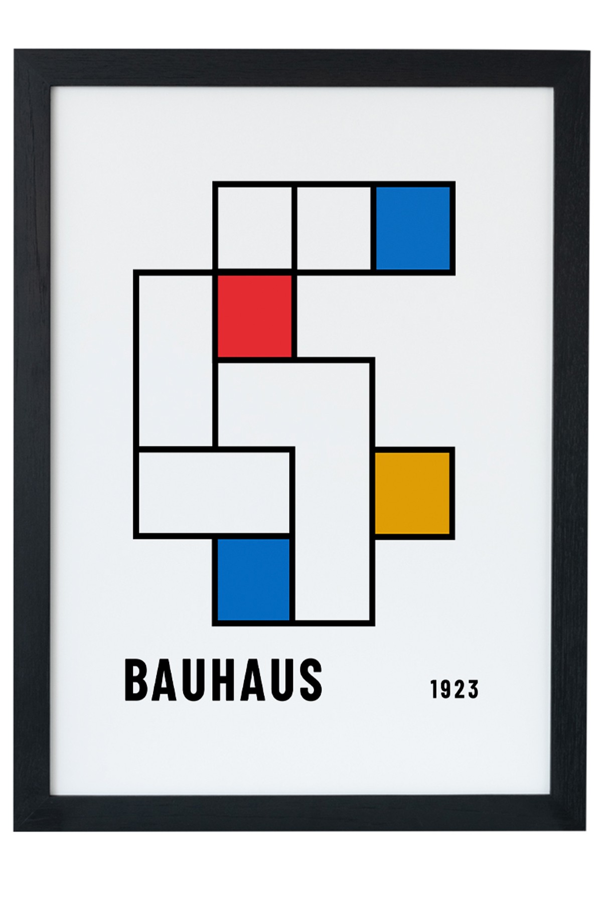 Bauhaus 1923 V4 Siyah Çerçeveli Tablo Poster main variant image