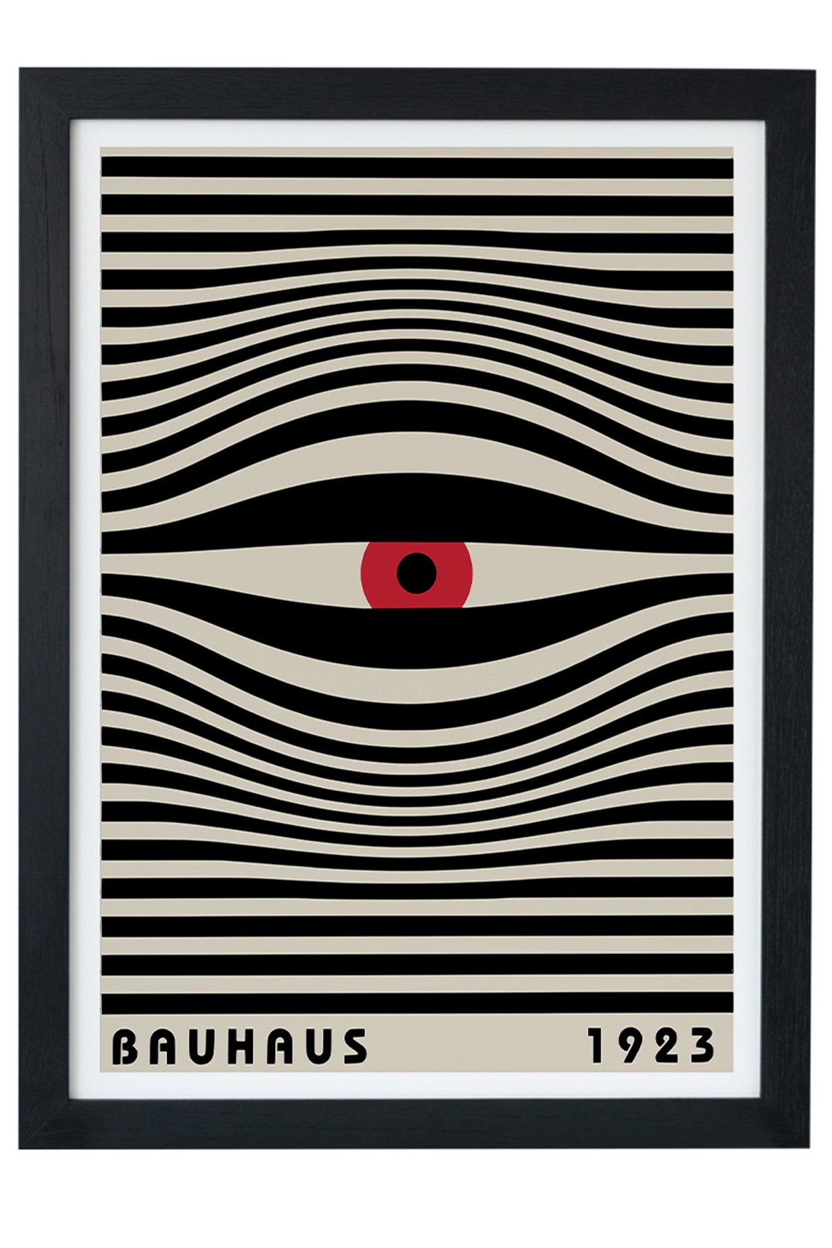 Bauhaus Eyes V3 Siyah Çerçeveli Tablo Poster main variant image