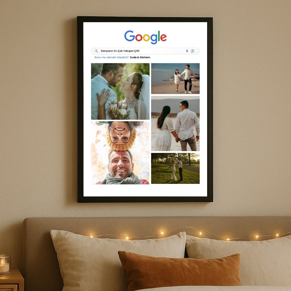 Google Temalı Poster Tablo