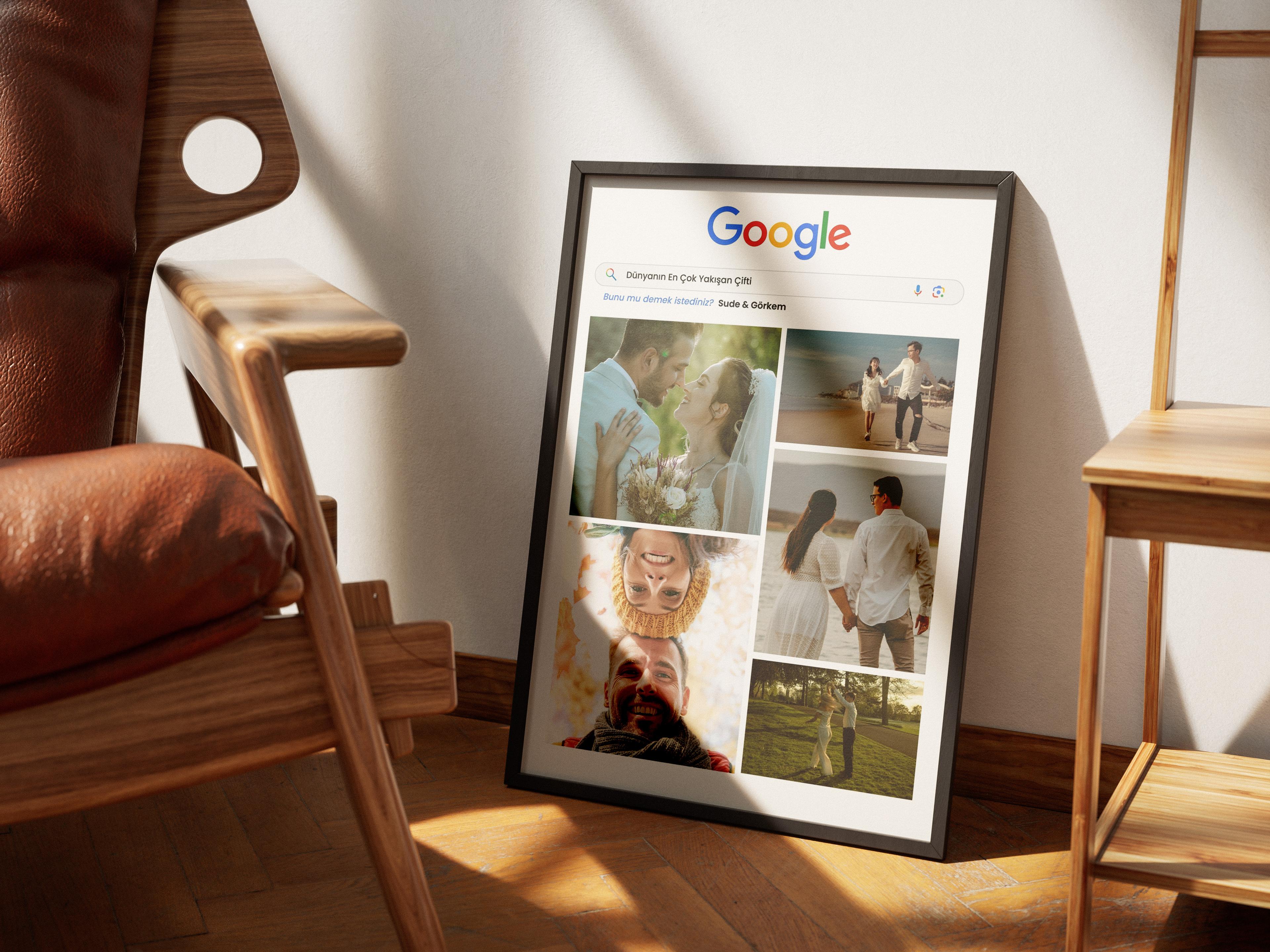 Google Temalı Poster Tablo
