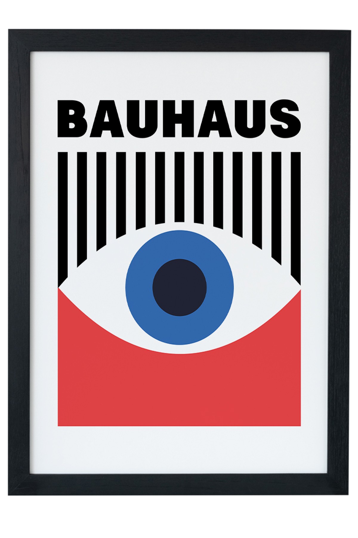 Bauhaus Eyes V2 Siyah Çerçeveli Tablo Poster main variant image