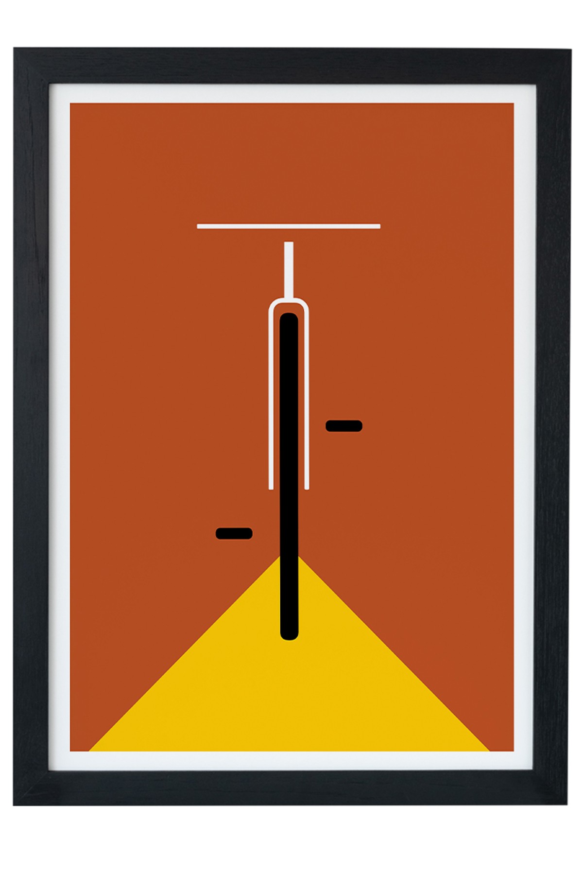 Bauhaus Bicycle V1 Siyah Çerçeveli Tablo Poster main variant image