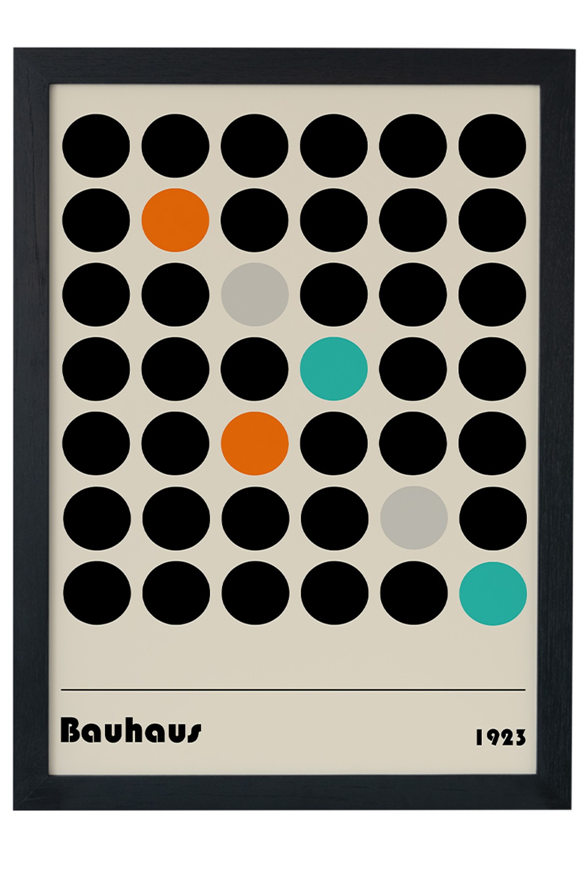 Bauhaus 1923 Siyah Çerçeveli Tablo Poster main variant image