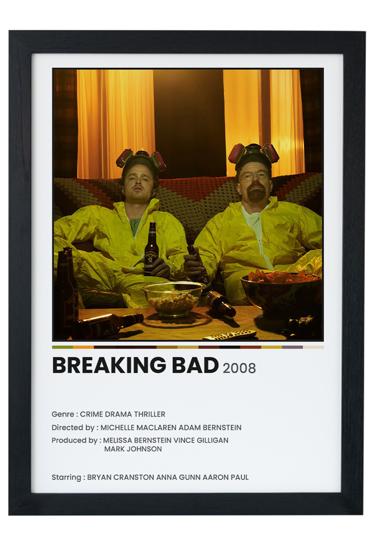 Breaking Bad Dizi-Film Poster Siyah Çerçeveli Tablo Poster main variant image