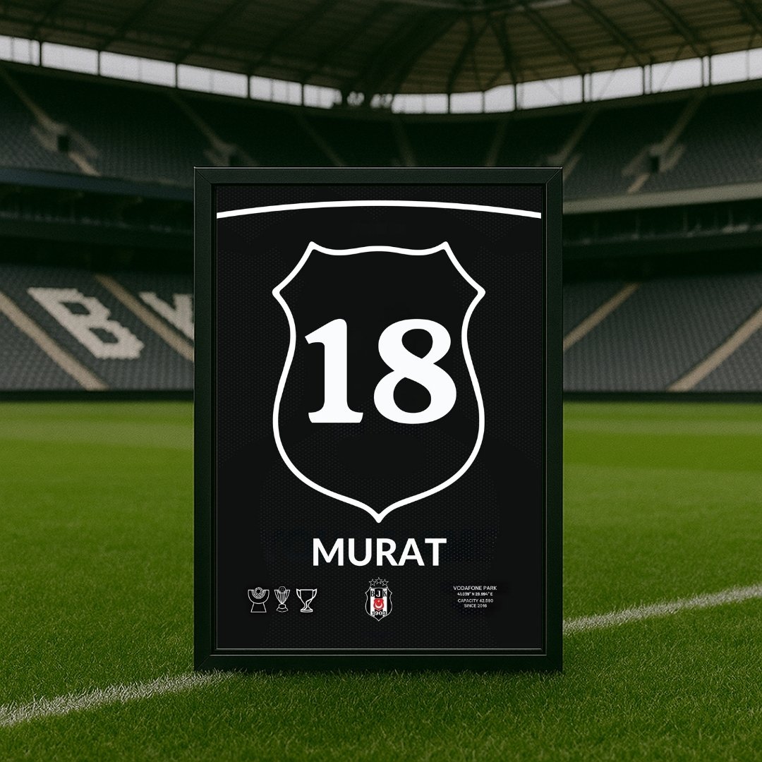 Beşiktaş Kişiye Özel Forma Poster image