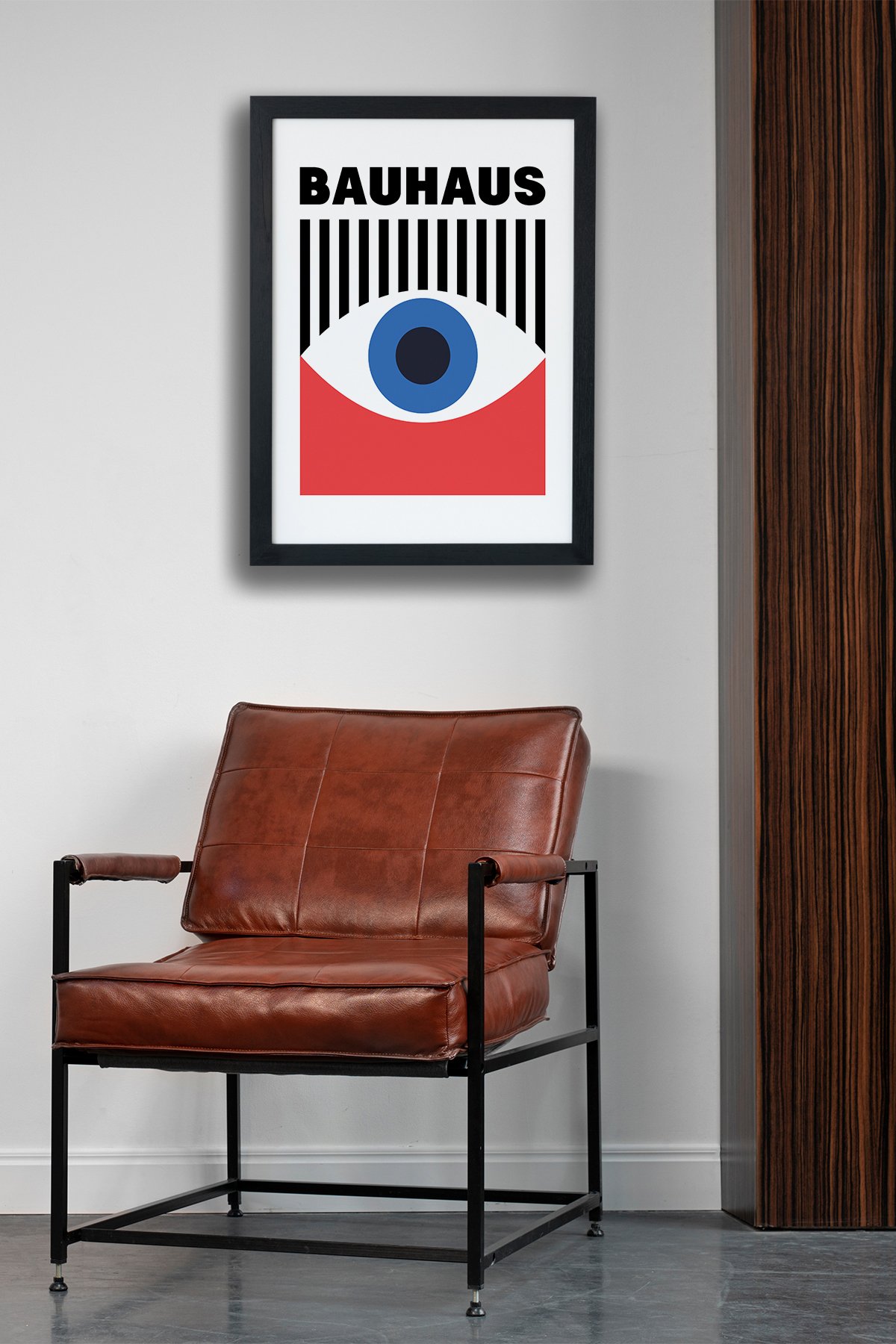 Bauhaus Eyes V2 Siyah Çerçeveli Tablo Poster