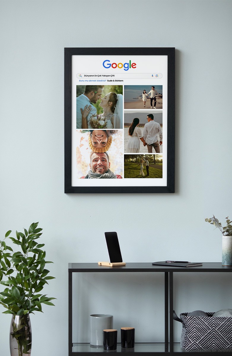 Google Temalı Poster Tablo