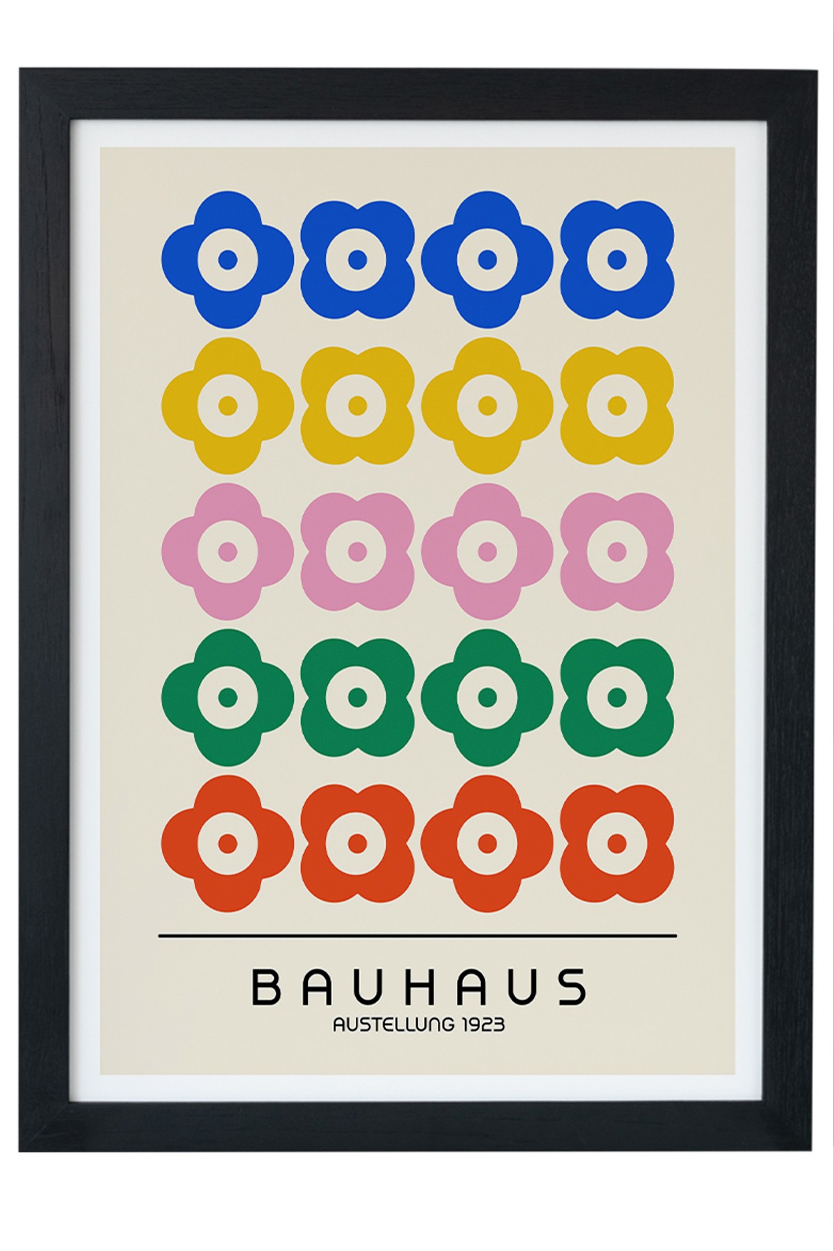 Bauhaus Austellung 1923 V1 Siyah Çerçeveli Tablo Poster main variant image