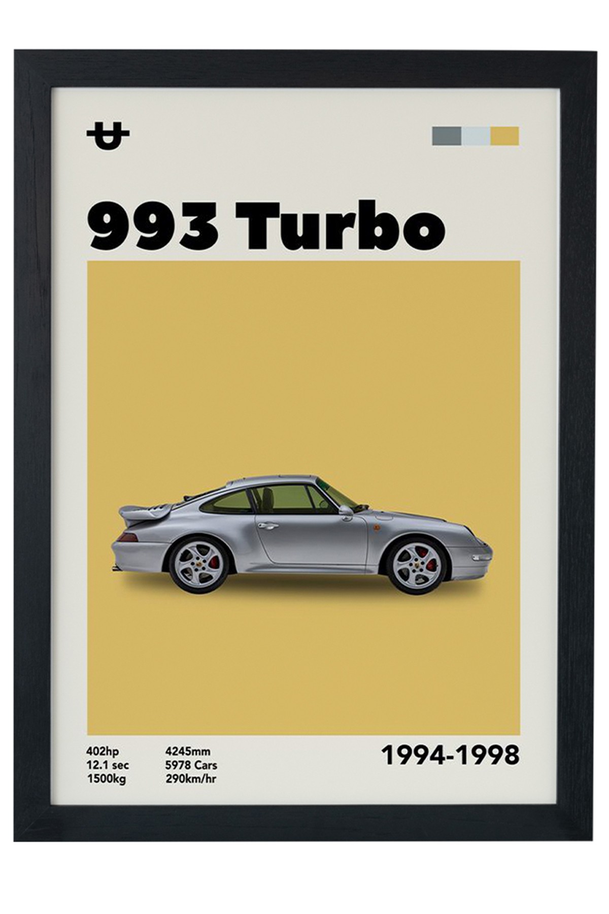 993 TURBO Özel Tasarım Poster Tablo main variant image