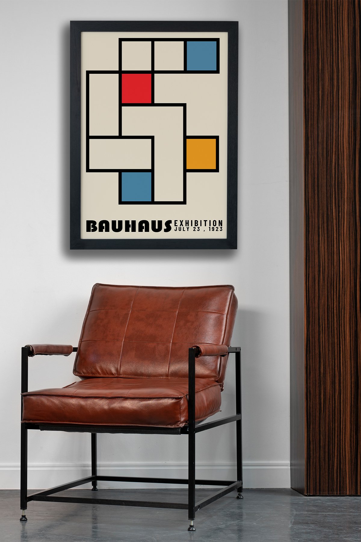 Bauhaus Exhıbıtıon Siyah Çerçeveli Tablo Poster