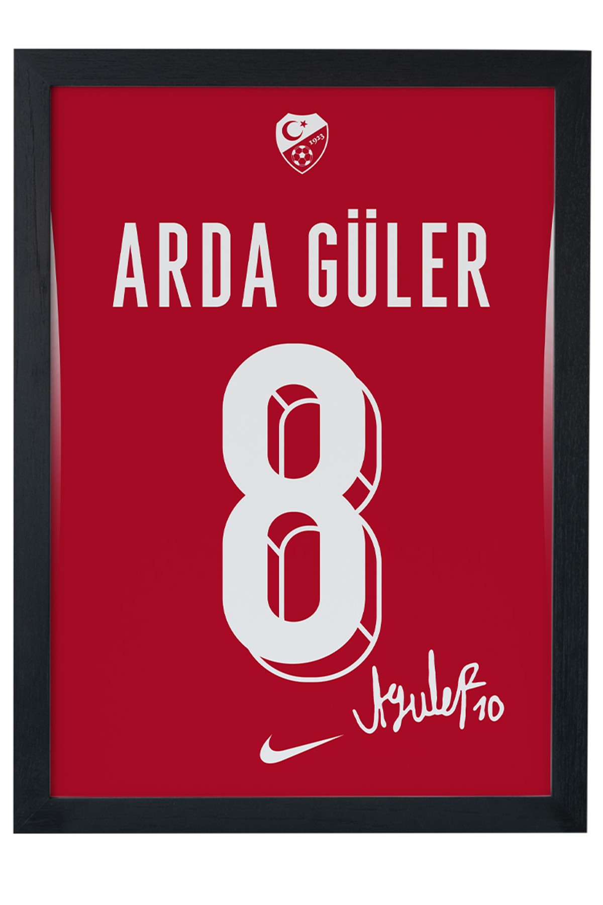 Arda Güler Türkiye Forması Siyah Çerçeveli Tablo Poster main variant image