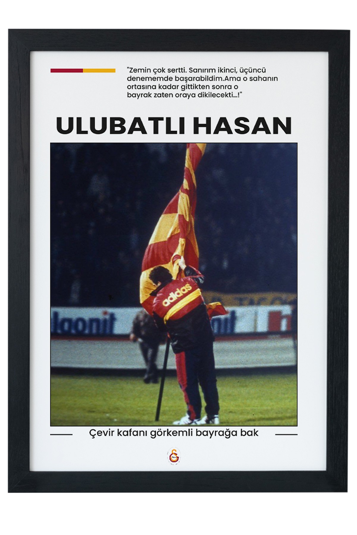 Ulubatlı Graeme Souness Özel Koleksiyon Siyah Çerçeveli Tablo Poster main variant image