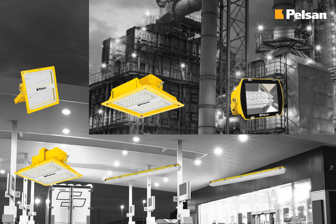 Pelsan Exproof LED armatürler, ATEX sertifikalı yapısıyla patlayıcı ortamlarda güvenli ve enerji verimli aydınlatma sağlar. 