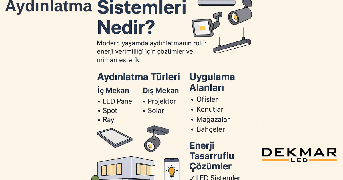 Aydınlatma Sistemleri Nedir? 