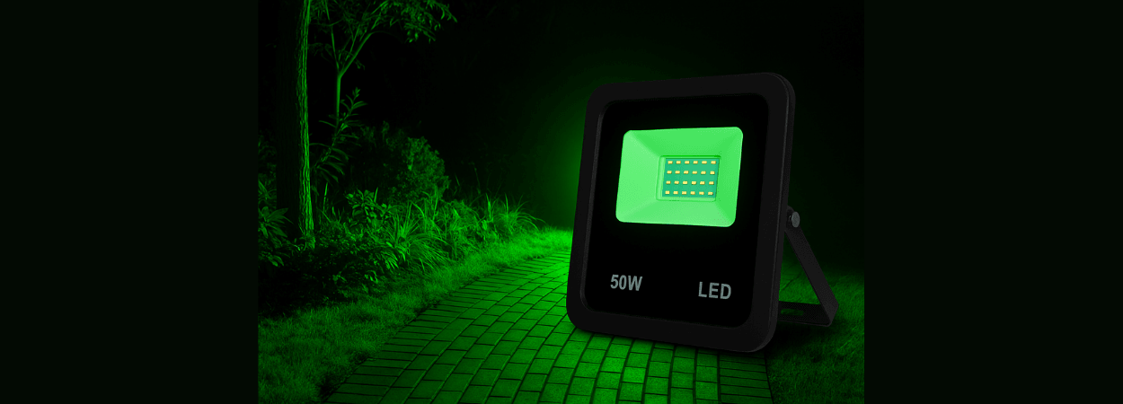 50 watt yeşil LED projektör