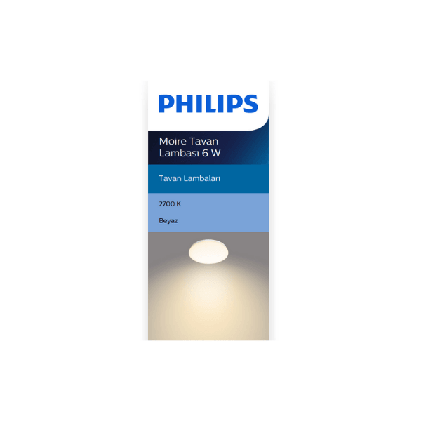 Philips Tavan Lambası CL200 6W LED 2700K