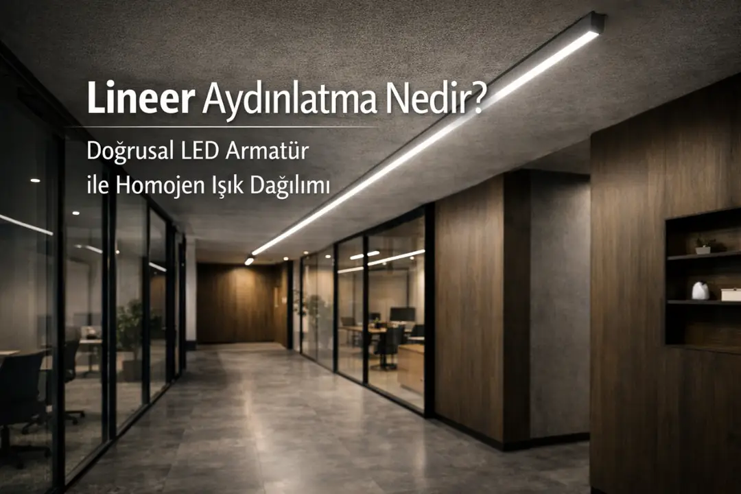 Lineer aydınlatma nedir? Doğrusal LED armatür ile homojen ışık dağılımı&nbsp;