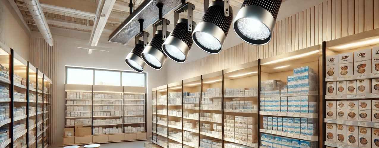 raylı led spot