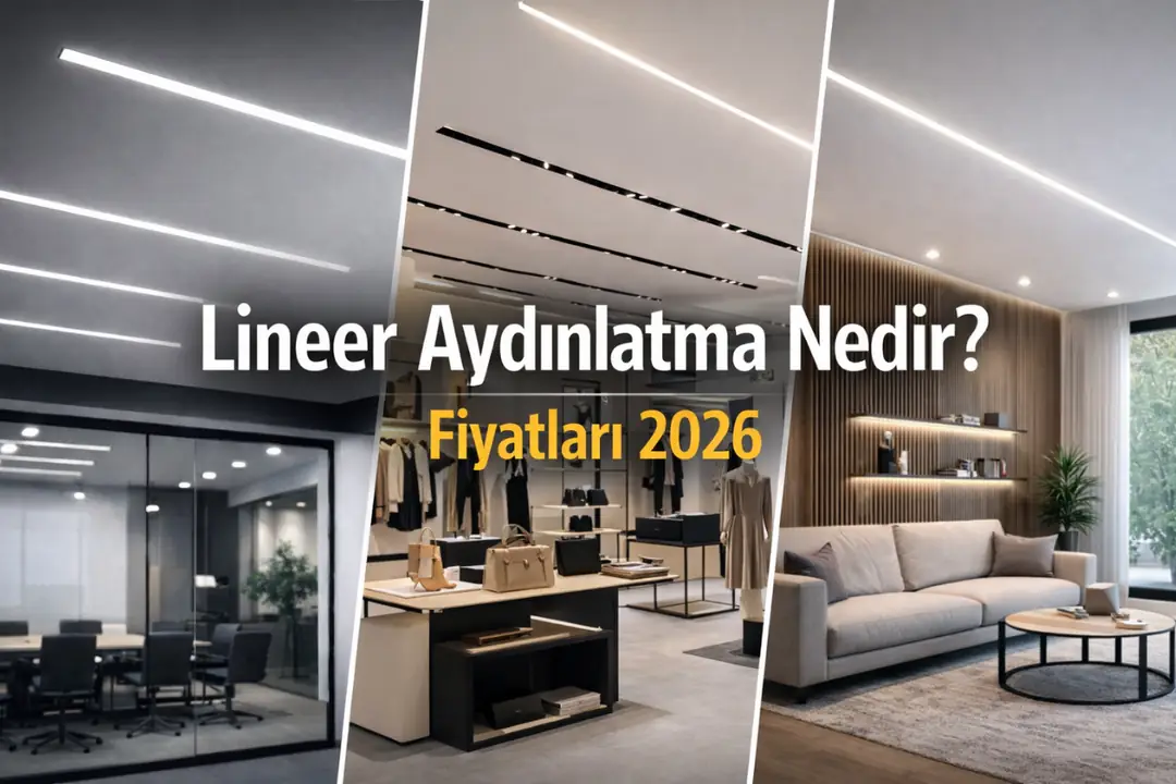 Lineer aydınlatma nedir? Ofis, mağaza ve konutlarda kullanılan modern lineer LED aydınlatma uygulamaları.