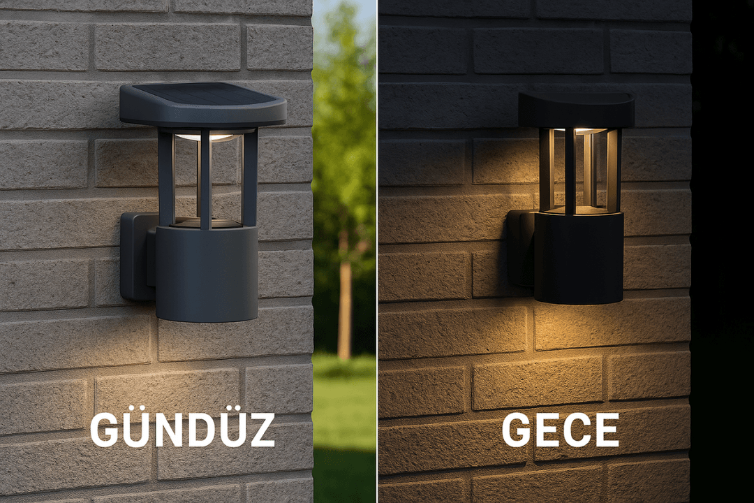 IP54 korumalı, alüminyum gövdeli LED bahçe duvar apliği – dış mekâna uygun. 